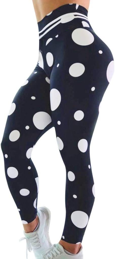 polka dot yoga pants