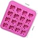 Witkey 16 Cavity Cute Cat Shape Non Stick Silicone Mold Fondant Chocolate Molds Candy Molds Baking Cookie Mould Soap Decorating Molds