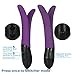 OZXX Multispeed Silicone Massager Powerful Quiet with Dual Motors,Waterproof Wireless,USB Rechargeable