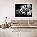 GOUPSKY New Modern Wildlife Wall Painting Animal Black and White Tiger Poster Paint on Canvas Prints Home Decorative Art Picture (24x36inchx1pcs(60x90cmx1pcs))