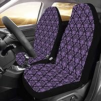 Artsadd Haunted Mansion Car Seat Covers (Set of 2) Best Automobile Seats Protector