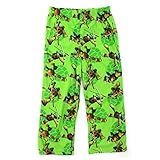 TMNT Ninja Turtles Boys Green Pajama Pants