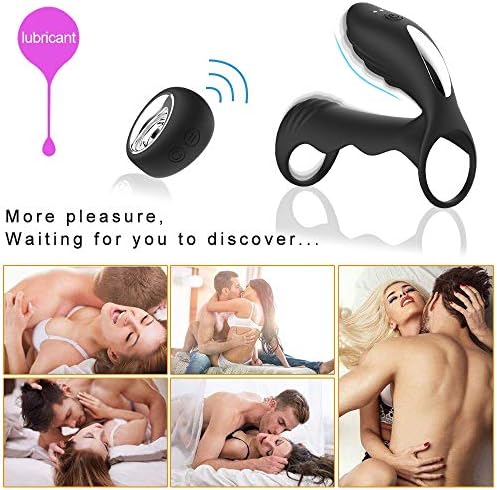 FENGXUWANG Superior Quality Ring Wireless Remote Control Ring Jumping Powerful Funny Töys Pênn`is Ring for Men Ví-bratór for Couples Delightful Tshirt - Secret Tool of Love - Sex Cordless Bullet Vibe