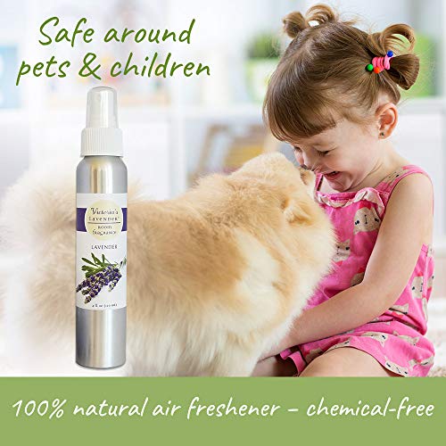 image for Victoria's Lavender Room Spray All-Natural Home Fragrance 100% Pure Es