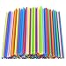 Tomnk 300pcs 10.3 Inches Plastic Straws, Disposable Drinking Straws Extra Long Assorted Bright Colors