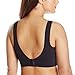 JUST MY SIZE womens Pure Comfort Lace Plus Size Mj1271 Bras, Black, XX-Large US