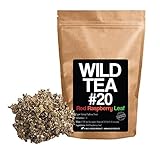 Red Raspberry Leaf Tea, Organically Grown Herbal Loose Leaf Tea By Wild Foods Co (2 ounce)