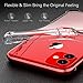 Vapesoon iPhone 11 Case,Ultra-Thin HD Clear Slim Soft TPU Protective Case, Hard PC Back + Soft TPU Frame Shock-Absorption Anti-Scratch Cover Cases for iPhone 11 (6.1 inch) 2019-Clear