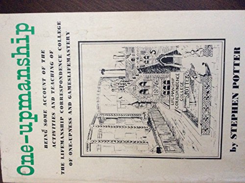 One-upmanship 003085492X Book Cover