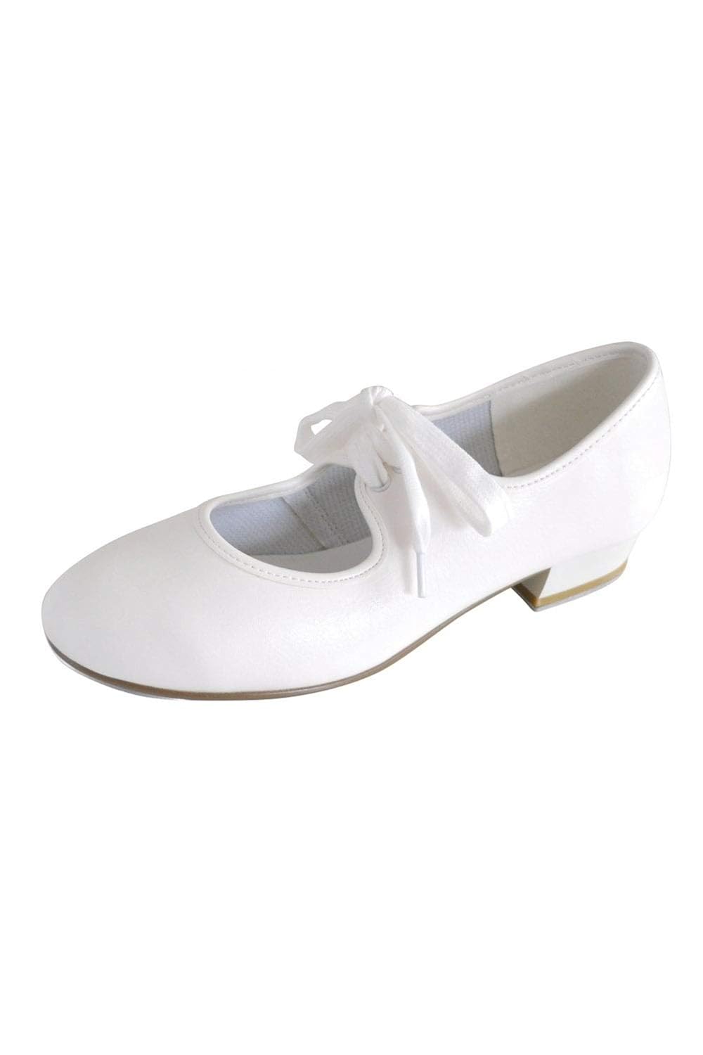 white canvas tap shoes