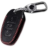 Tuqiang Autoschlüssel-Hülle Aus Echtleder - Handgenäht Für Mazda Modelle
