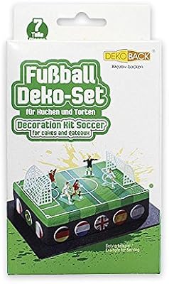 Dekoback Tortendeko Decocino Hochwertig 7 Teiliges Fussball Deko