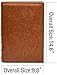 Golden State Art, Photo Album Floral Faux Leather 300 Pockets Large Capacity Holds 4x6 Picture Book Used for Family Wedding Anniversary Vacation Christmas Baby Dog (Brown)