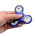 AyoGu Fidget Spinner Tri-Spinner High Speed Spin,Perfect For ADD ADHD Focus Toy Time Killer (Blue & siver)