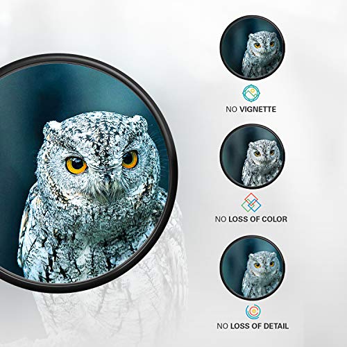 PLR Optics 4PC LENS-63 52mm +1 +2 +4 +10 Close-Up Macro Filter Set with Pouch - Thumbnail 3