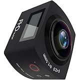 Andoer Panorama 360 VR Video Camera Full HD 1440P 1080P 30FPS 8MP Action IP Camera 220 Fisheye Wide-angle Lens Dome Wifi Support Gyroscope Virtual Reality System Split-screen Up-down Flip Display