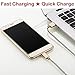 USB Type C Cable USB C Charger to USB Cord 2Pack 6Ft Gold, Charging Nylon Braided Long Cable For Samsung Galaxy Note 8 S8 plus, MacBook,Google Pixel XL,Nintendo Switch,LG G6,Huawei P9 by Ambet