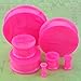 1 Pair Pearl Pink Soft Silicone Flexible Ear Plugs Gauges