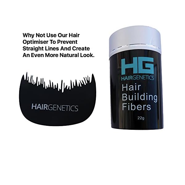 Hair Genetics Advanced Keratin Hair Building fibres Large 22g Refill Pack(Dark Brown)