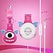 Kids Headphones for Girls, VCOM Wired Children Headset Alien Monster Earphones with 92dB Volume Limited, 3.5mm Audio Jack Compatible for Smartphones iPad Kindle Fire Tablets Computer Laptops(Pink)
