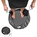 BPS Dive Suit Change Mat - Waterproof Wetsuit Bag - for Dive Boots, Swim Suits, Wet Suit, and surf Accessories - Includes Spare Leash Strings (Black)