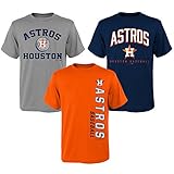Outerstuff MLB Youth Boys 3 Piece Short Sleeve Tee Set