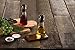 COLE & MASON Olive Oil & Vinegar Dispenser Set - Cruet Pourers and Storage Bottles with Flow Select Spouts and Gift Box