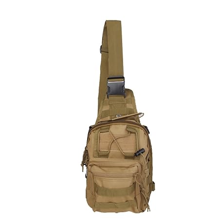 Generic Impoted Outdoor Shoulder Military Tactical Backpack Camping Hiking Bag - Tan