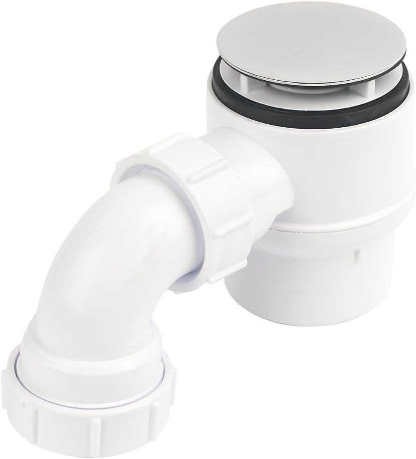 Mcalpine Shower Trap Chrome Effect 70Mm Amazon.co.uk DIY & Tools