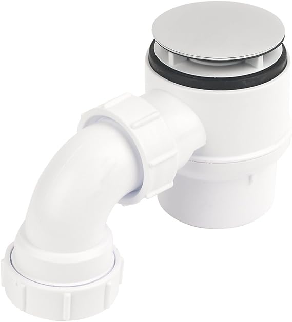 Mcalpine Shower Trap Chrome Effect 70Mm Amazon.co.uk DIY & Tools