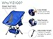 TREKOLOGY YIZI GO Portable Camping Chair - Compact Ultralight Folding Backpacking Chairs, Small Collapsible Foldable Packable Lightweight Backpack Chair in a Bag for Outdoor, Camp, Picnic, Hiking