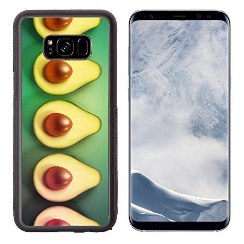 Liili Premium Samsung Galaxy S8 Plus Aluminum Backplate Bumper Snap Case ID: 24557376 Background with avocado eps 10
