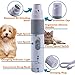 Presto Paws Electric Pet Nail Grinder - Rechargeable, Silent & Safe Grooming with 2 Speeds For SMALL Dogs & Cats