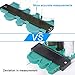 2019 Upgraded Contour Gauge Duplicator, Accurate Woodworking Shape Tracing Template Measuring Tool, Plastic Profile Copy Tiling Laminate Tiles General Tools(5 inch/12cm)