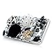 Galaxy S8 Case,Samsung Galaxy S8 Case 3D Handmade Bling Colorful Diamonds Champagne Flower Butterfly Shiny Sparkle Rhinestone Gems Crystal Clear Full Body Protection Hard PC Cover (Black White)