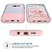 ULAK S7 Case, Galaxy S7 Case, 3 in 1 Hard PC+Soft Silicone Hybrid Dust Scratch Resistance Protective Cover for Samsung Galaxy S7 (Minimal Stripes Rose Gold) Will not Fit S7 Edge