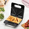Daewoo-SDA1562-3-in-1-Snack-Maker-Sandwich-Waffle-Panini-Press-with-Detachable-Plate-and-Non-Stick-Coating-Cool-Touch-Housing-and-2-Indicator-Lights-Controlled-by-Termostat-Silver Daewoo SDA1562 3-in-1 Snack Maker, Sandwich, Waffle & Panini Press with Detachable Plate and Non-Stick Coating Range…