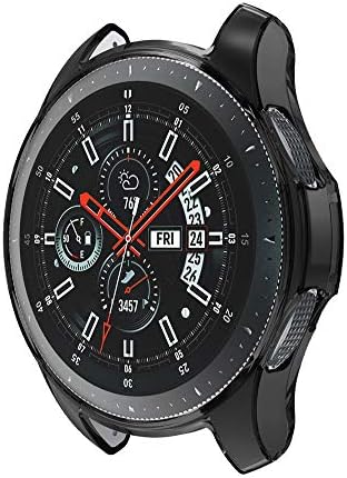 QIjinlook Case Cover For Samsung Galaxy Watch 46mm, Ultra-thin Soft TPU Protection Silicone Case Case Cover Protective