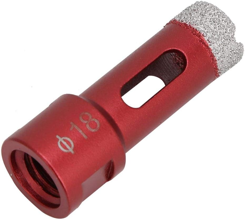 2Pcs Diamond Hole Saw Bits for Ceramic Tiles - 18mm Tile Drill Bit with M14 Female Thread, Compatible with Angle Grinders - Image 5