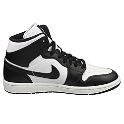 Jordan 1 Mid Women White/Black-Panda Mid DV0991-101