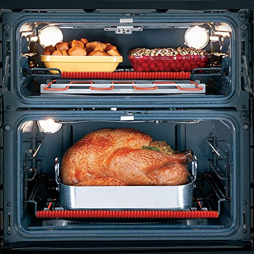 2 Pack Large Oven Liners for Bottom of Oven and 4 Pack Silicon Oven