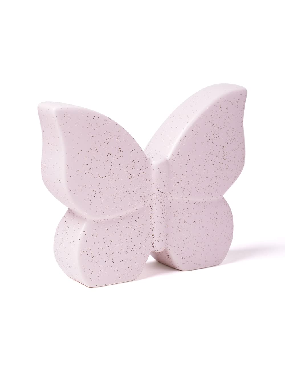 NENBOLEC Butterfly Arts Figurine Modern Sculpture Decor Animal Gifts Statue Home Ornament Table Centerpiece Crafts Ceramic Cream 17cm