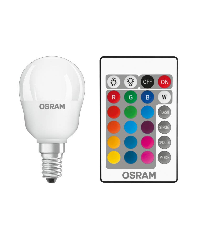 OSRAM Pack of 4 x LED lamp | Base: B22d | Warm White | 2700 K | 2.50 W | Replacement for 25W | Clear | LED Retrofit Classic P