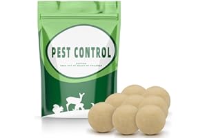 DALIYREPAL Pest Repellent Balls Rodent Repellent Peppermint, Mice Repellent,Rat Repellent, High-Strength Mouse Repellent, Repels Rodents, Squirrels, Spiders, Roaches, Ants, Moths & Other Pests 8 Packs