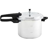 IMUSA 7.0qt Aluminum Pressure Cooker, 10 PSI