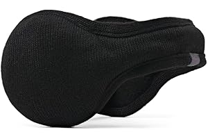180s Men's Merino Wool Behind-the-Head Winter Ear Warmers | Premium Adjustable & Foldable Earmuffs