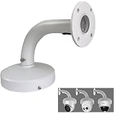 Indoor Outdoor Security Camera Wall Mount, L-Type Metal Bracket, Junction Box Cable Management