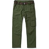 OCHENTA Men & Boys' Quick Dry Cargo Pants for Outdoor Hiking Camping Fishing