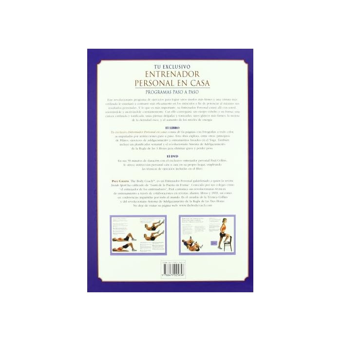 Tu Exclusivo Entrenador Personal En Casa. Libro y Dvd (Español) Tapa dura – 3 marzo 2006 - Imagen 3