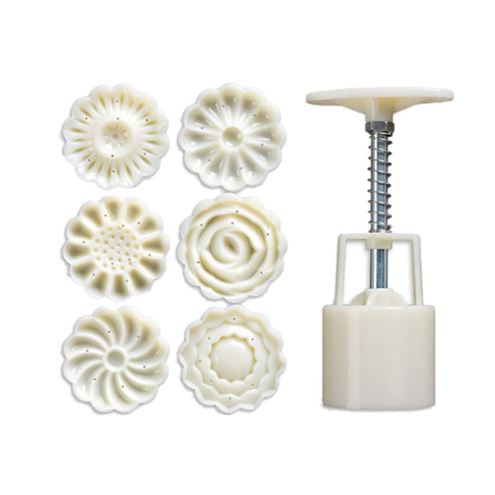 1 Set Mooncake Mold Cookie Stamps Moon Cake Mold Set Cake Mould Baking Accessories Making Traditional Festival Mooncakes